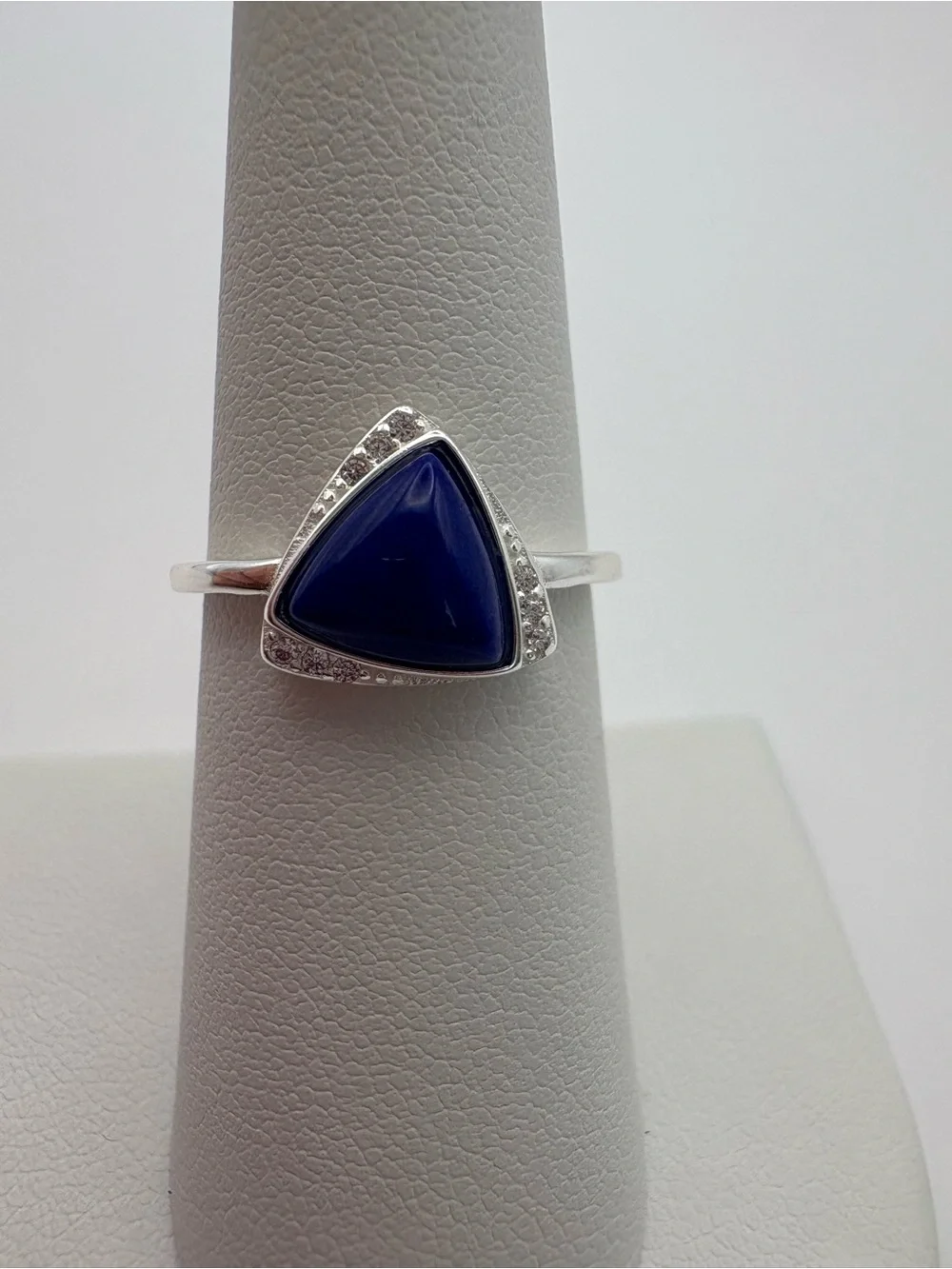 Lapis Triangle Ring (#R49)